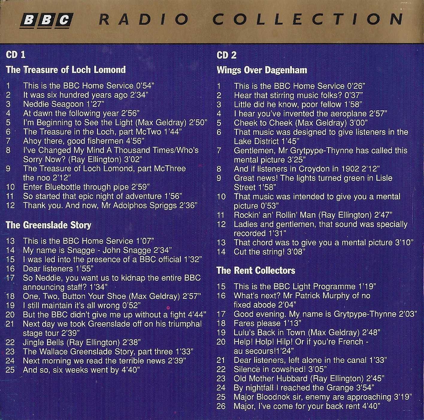 Middle of cover of ZBBC 1866 CD